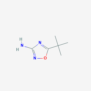 molecular formula C6H11N3O B1338873 5-叔丁基-1,2,4-恶二唑-3-胺 CAS No. 91362-43-5