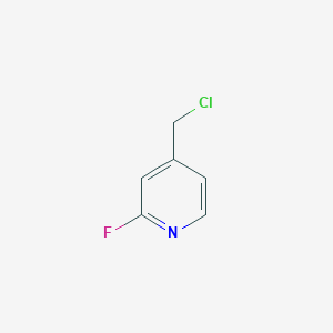 molecular formula C6H5ClFN B133889 4-(氯甲基)-2-氟吡啶 CAS No. 155705-46-7