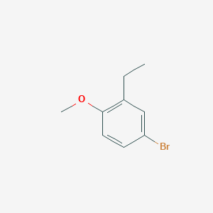 molecular formula C9H11BrO B1338894 4-溴-2-乙基-1-甲氧基苯 CAS No. 33839-11-1