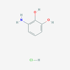 molecular formula C6H8ClNO2 B1338897 3-氨基苯-1,2-二醇盐酸盐 CAS No. 51220-97-4
