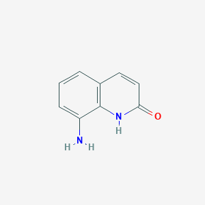 molecular formula C9H8N2O B1338906 8-氨基喹啉-2(1H)-酮 CAS No. 53868-02-3