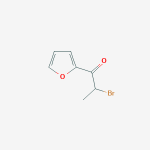 molecular formula C7H7BrO2 B1338907 2-溴-1-(呋喃-2-基)丙酮 CAS No. 4208-46-2