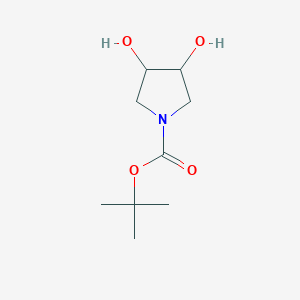 molecular formula C9H17NO4 B1338912 叔丁基3,4-二羟基吡咯烷-1-羧酸酯 CAS No. 298681-10-4