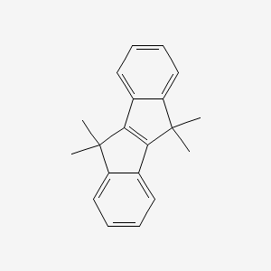 B1338913 5,5,10,10-Tetramethyl-5,10-dihydroindeno[2,1-a]indene CAS No. 89057-44-3