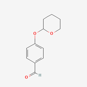molecular formula C12H14O3 B1338918 4-(四氢吡喃-2-氧基)苯甲醛 CAS No. 74189-56-3