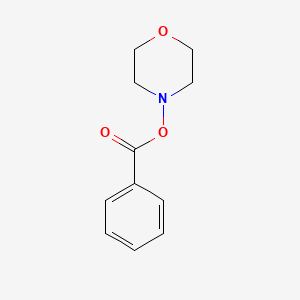 B1338919 Benzoic acid morpholin-4-YL ester CAS No. 5765-65-1