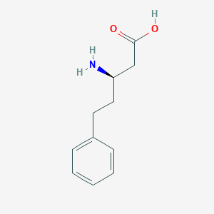 molecular formula C11H15NO2 B133892 (r)-3-Amino-5-phenylpentanoic acid CAS No. 147228-37-3