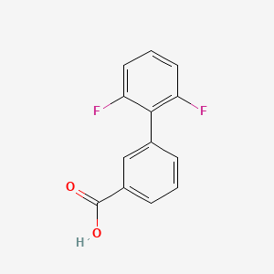 molecular formula C13H8F2O2 B1338938 3-(2,6-二氟苯基)苯甲酸 CAS No. 656305-06-5