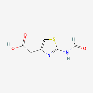 B1338951 2-Formamidothiazol-4-acetic acid CAS No. 75890-68-5