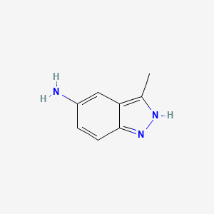 molecular formula C8H9N3 B1338963 3-甲基-1H-吲唑-5-胺 CAS No. 90764-90-2