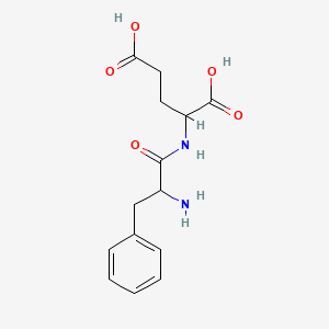 2-[(2-Amino-3-phenylpropanoyl)amino]pentanedioic acid