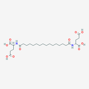 2-[[16-(1,3-Dicarboxypropylamino)-16-oxohexadecanoyl]amino]pentanedioic acid