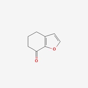 molecular formula C8H8O2 B1338979 5,6-二氢苯并呋喃-7(4H)-酮 CAS No. 108153-93-1