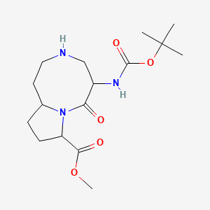 Methyl (5S,8S,10aR)-5-(Boc-amino)-6-oxodecahydropyrrolo[1,2-a][1,5]diazocine-8-carboxylate