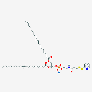 Sodium;2,3-di(octadec-9-enoyloxy)propyl 2-[3-(pyridin-2-yldisulfanyl)propanoylamino]ethyl phosphate