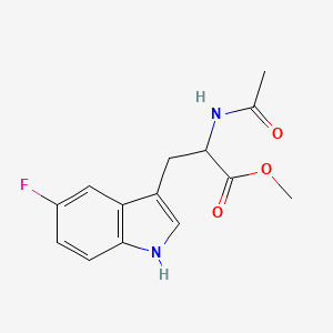 methyl 2-acetamido-3-(5-fluoro-1H-indol-3-yl)propanoate