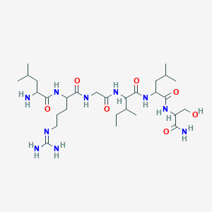 molecular formula C29H56N10O7 B13390023 Lrgils 