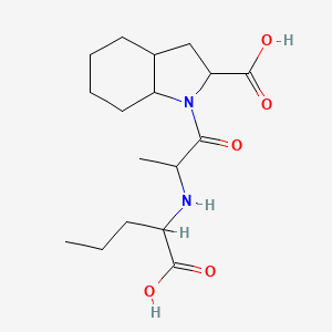 1-[2-(1-Carboxybutylamino)propanoyl]-2,3,3a,4,5,6,7,7a-octahydroindole-2-carboxylic acid