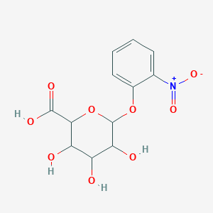 3,4,5-Trihydroxy-6-(2-nitrophenoxy)oxane-2-carboxylic acid