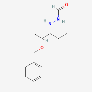 molecular formula C13H20N2O2 B13390103 N'-[(2S,3S)-2-(Benzyloxy)pentan-3-yl] formohydrazide 