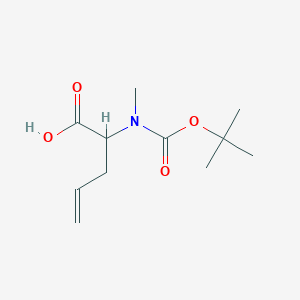 molecular formula C11H19NO4 B13390125 (S)-2-[Boc-(methyl)amino]-4-pentenoic Acid 