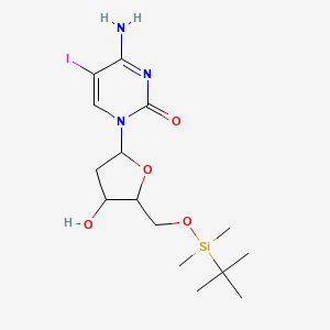 molecular formula C15H26IN3O4Si B13390196 5-TBDMS-5-I-2-dC 