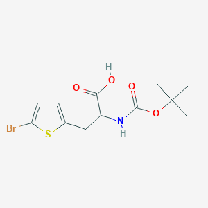 molecular formula C12H16BrNO4S B13390218 Boc-L-2-(5-BromoThienyl)-alanine 