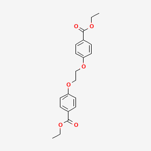 molecular formula C20H22O6 B1339023 4,4'-(乙烷-1,2-二基双(氧))二苯甲酸二乙酯 CAS No. 25909-66-4