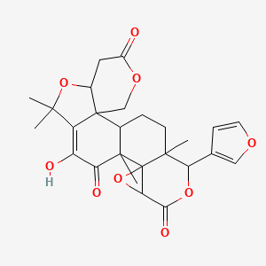 19-(Furan-3-yl)-11-hydroxy-9,9,13,20-tetramethyl-4,8,15,18-tetraoxahexacyclo[11.9.0.02,7.02,10.014,16.014,20]docos-10-ene-5,12,17-trione