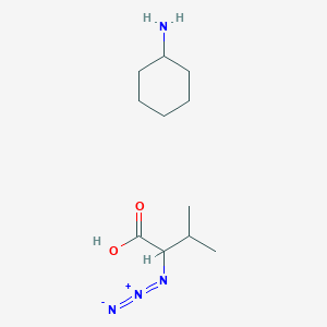 2-Azido-3-methylbutanoic acid;cyclohexanamine