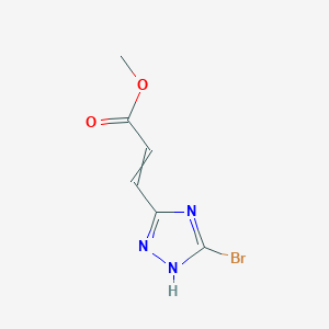 Methyl (Z)-3-(3-bromo-1H-1,2,4-triazol-5-yl)acrylate