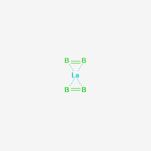 molecular formula B6La B13390269 CID 133108840 