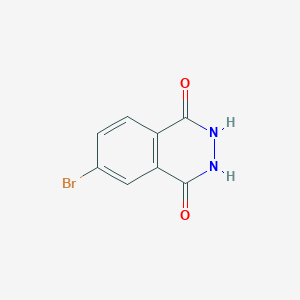 molecular formula C8H5BrN2O2 B1339027 6-Bromophthalazine-1,4-diol CAS No. 76240-49-8