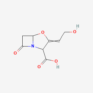 3-(2-Hydroxyethylidene)-7-oxo-4-oxa-1-azabicyclo[3.2.0]heptane-2-carboxylic acid