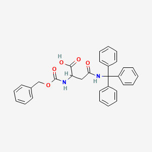 (S)-2-(((Benzyloxy)carbonyl)amino)-4-oxo-4-(tritylamino)butanoic acid