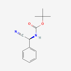 Tert-butyl cyano(phenyl)methylcarbamate