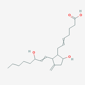 molecular formula C21H34O4 B13390375 7-[5-Hydroxy-2-(3-hydroxyoct-1-enyl)-3-methylidenecyclopentyl]hept-5-enoic acid 