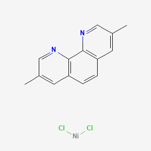 molecular formula C14H12Cl2N2Ni B13390376 3,8-Dimethyl-1,10-phenanthroline; dichloronickel 