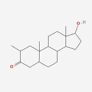 molecular formula C20H32O2 B13390378 2alpha-Methyldihydrotestosterone 