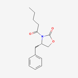 molecular formula C15H19NO3 B1339041 (S)-4-苄基-3-戊酰氧唑烷-2-酮 CAS No. 143868-89-7