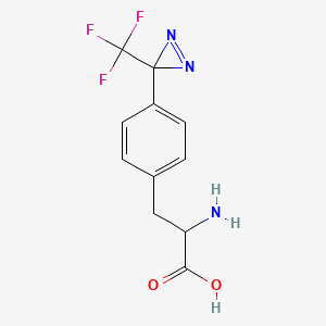 2-amino-3-{4-[3-(trifluoromethyl)-3H-diazirin-3-yl]phenyl}propanoic acid