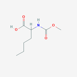 (2R)-2-[(Methoxycarbonyl)amino]hexanoic acid