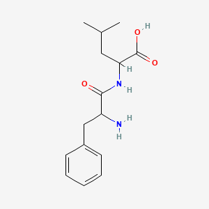 (2S)-2-[[(2S)-2-amino-3-phenylpropanoyl]amino]-4-methylpentanoic acid