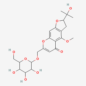 molecular formula C22H28O11 B13390578 Cimifugin beta-D-glucopyranoside 