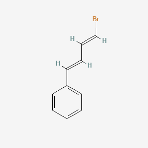 molecular formula C10H9Br B13390625 (4-Bromobuta-1,3-dien-1-YL)benzene 