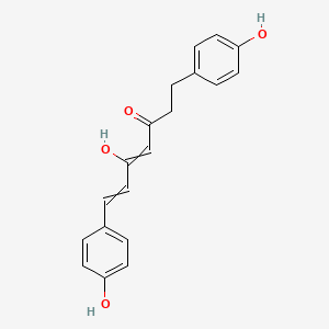 molecular formula C19H18O4 B13390662 5-Hydroxy-1,7-bis(4-hydroxyphenyl)-4,6-heptadiene-3-one 