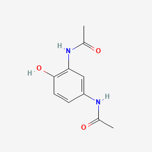molecular formula C10H12N2O3 B1339067 Acetamide, N,N'-(4-hydroxy-1,3-phenylene)bis- CAS No. 38847-62-0