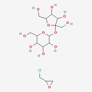 molecular formula C15H27ClO12 B13390706 Ficoll type 70 CAS No. 72146-89-5