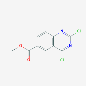 molecular formula C10H6Cl2N2O2 B13390755 Methyl 2,4-dichloroquinazoline-6-carboxylate 