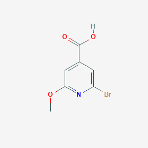 molecular formula C7H6BrNO3 B1339076 2-Bromo-6-methoxyisonicotinic acid CAS No. 853029-93-3